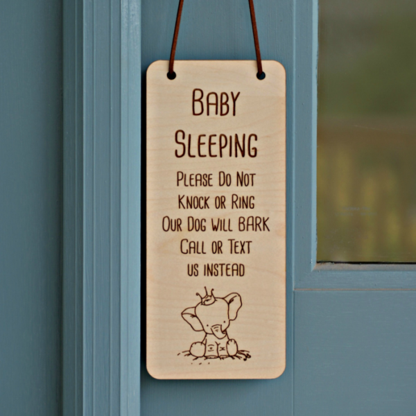 Baby Sleeping Door Hanger