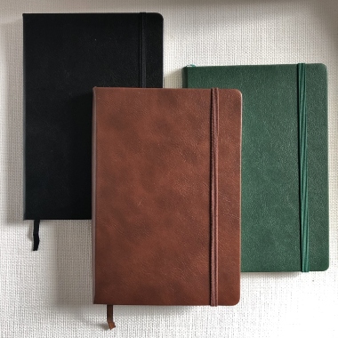 personalize leather journal