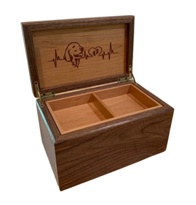 Personalized Wooden Keepsake Box by Mad Tree Woodcrafts