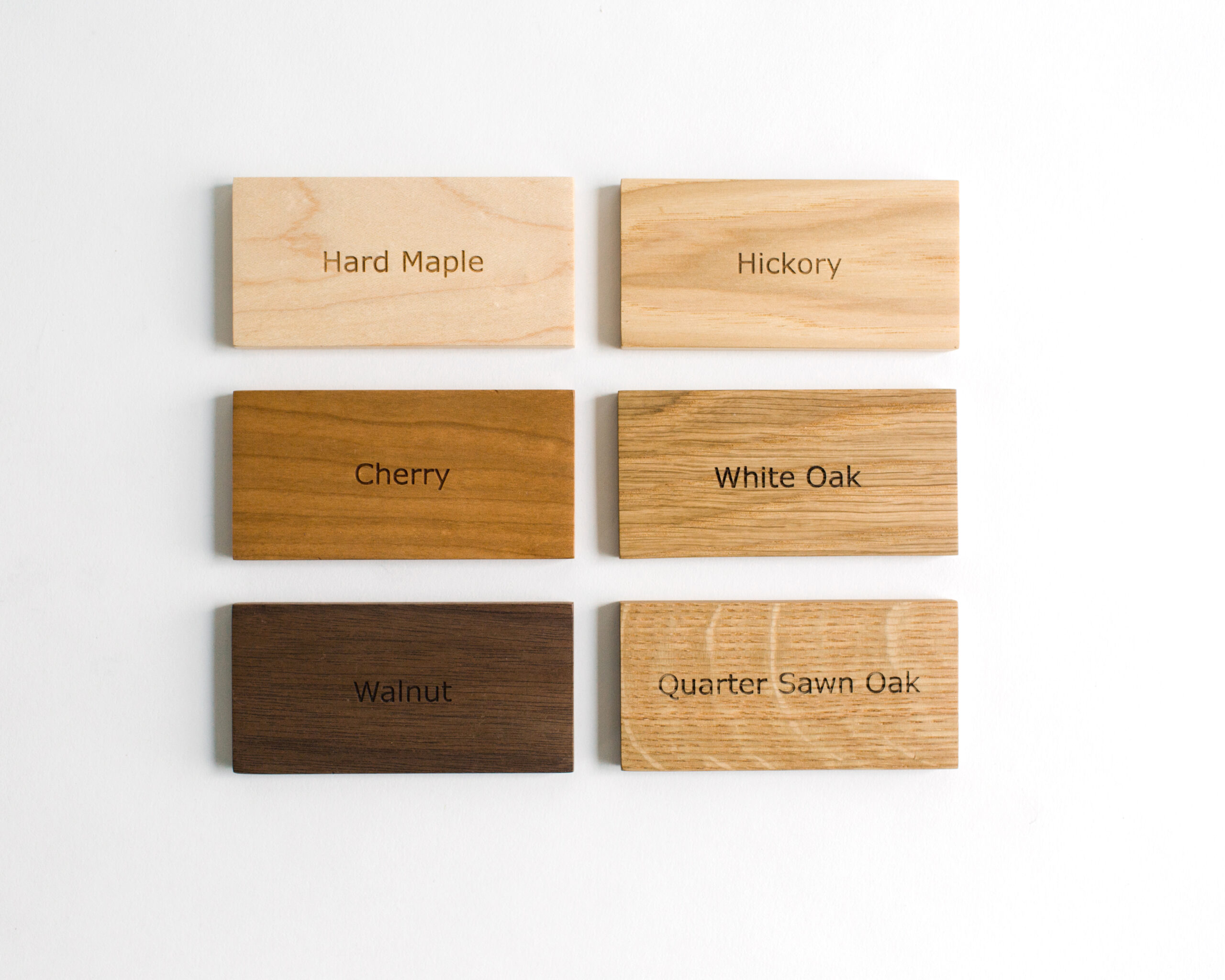 wood samples for keepsake boxes by madtree woodcrafts
