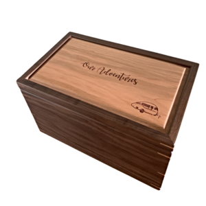 Personalized Keepsake Box for Travel Mementos